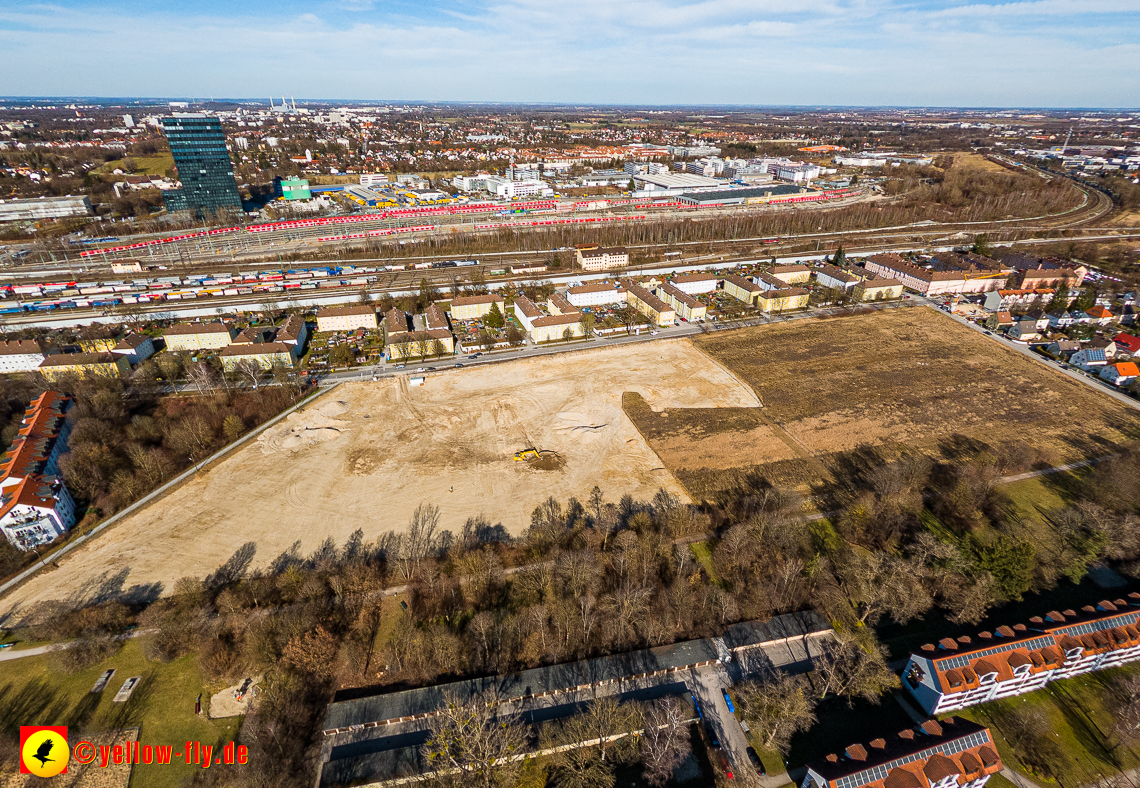 20.02.2023 - der Hachinger Bach zwischen Berg am Laim und Neuperlach